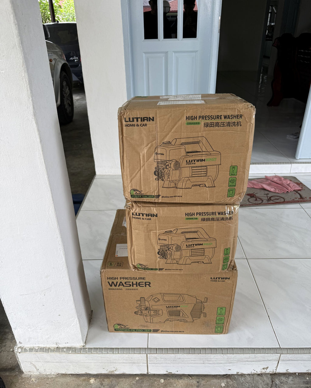 F4 boxes delivered in Bintulu