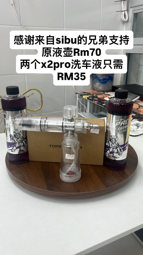 Kilat 4U Instagram story screenshot, 15 Mar 2026: Sibu · foam bottle and X2 Pro shampoo